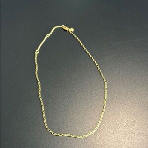 Madewell Gold Necklace Delicate Chain Design